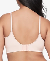 Warners Easy Does It Dig-Free Comfort Band with Seamless Stretch Wireless Lightly Lined Convertible Comfort Bra RM0911A