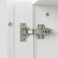 Streamdale Side Cabinet With Aluminum Strip Lamp
