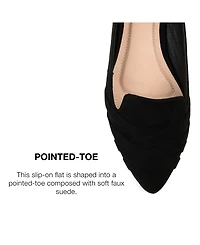 Journee Collection Women's Mindee Pointed Toe Flats