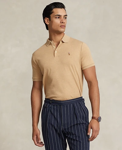 Men's Slim-Fit Soft Cotton Polo Shirt