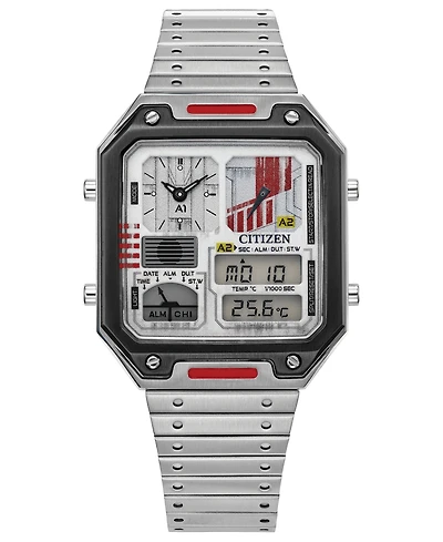 Citizen Men's Star Wars Rebel Pilot Ana-Digi Stainless Steel Bracelet Watch 33mm