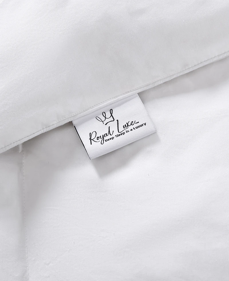 Royal Luxe All Season Warmth White Goose Feather and Down Fiber Comforter, Full/Queen, Exclusively at Macy's