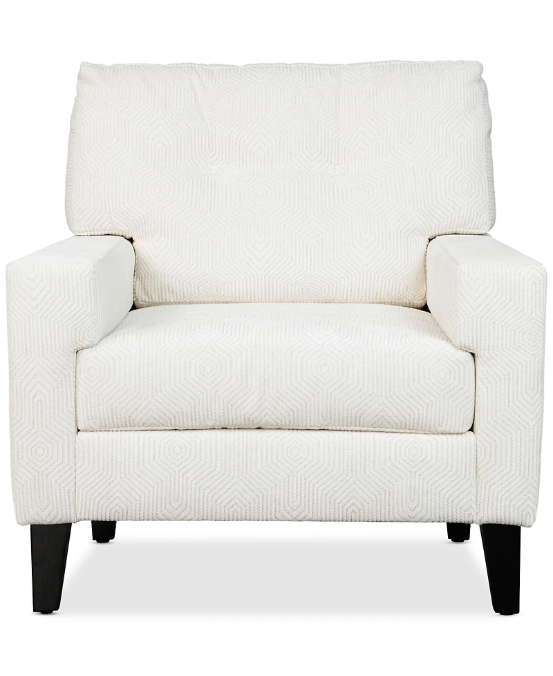 Michary Fabric Track Arm Chair, Created for Macy's