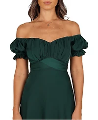 Petal and Pup Women's Mickenna Sweetheart Frill Midi Dress