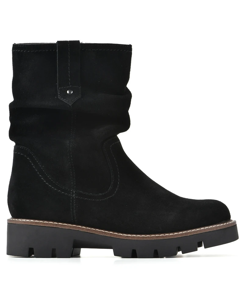 White Mountain Women's Glean Lug Sole Mid Shaft Boots