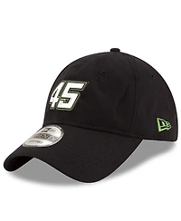 Men's New Era Black Kurt Busch Driver Enzyme Washed 9TWENTY Adjustable Hat