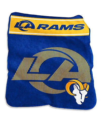 Los Angeles Rams 60'' x 80'' Xl Raschel Plush Throw Blanket