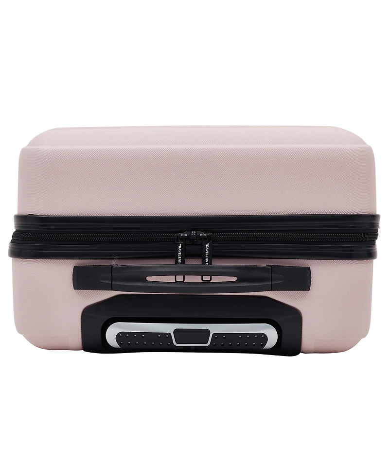 Travelers Club Skyline Collection 20" Rolling Carry-On with 360 Degree 4-Wheel System