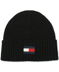 Tommy Hilfiger Men's Embroidered Logo Beanie & Gloves Set