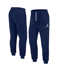 Men's and Women's Fanatics Signature Navy Atlanta Braves Super Soft Fleece Jogger