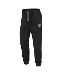 Men's and Women's Fanatics Signature Black Las Vegas Raiders Super Soft Fleece Jogger