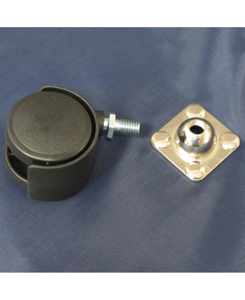 Household Essentials Rolling Pop Up Hamper, Drawstring Closure with Shoulder Strap and Removable Wheels