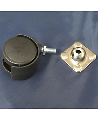 Household Essentials Rolling Pop Up Hamper, Drawstring Closure with Shoulder Strap and Removable Wheels