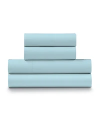 Ella Jayne Percale Cool and Crisp 300 Thread Count 100% Cotton -Pc. Sheet Set