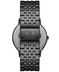 A|X Armani Exchange Men's Quartz Two Hand Black Stainless Steel Watch 40mm
