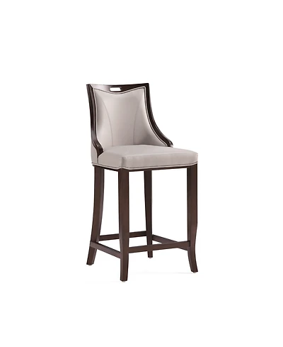 Manhattan Comfort Emperor Leatherette Upholstered Barstool