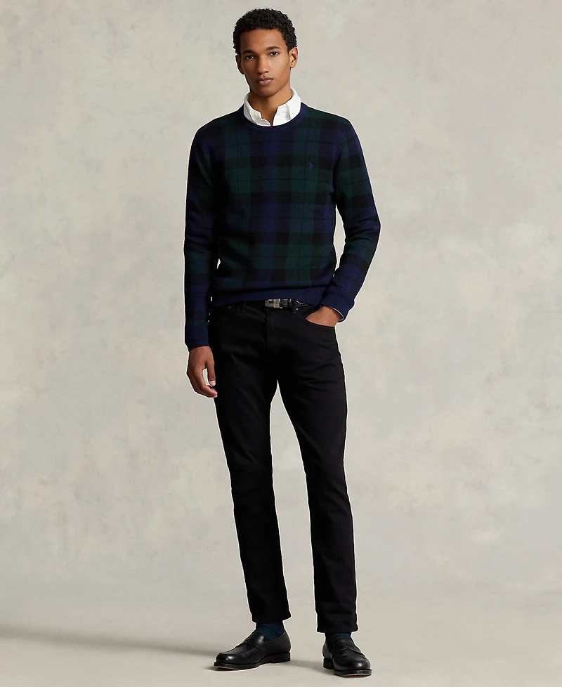 Polo Ralph Lauren Men's Plaid Washable Wool Sweater