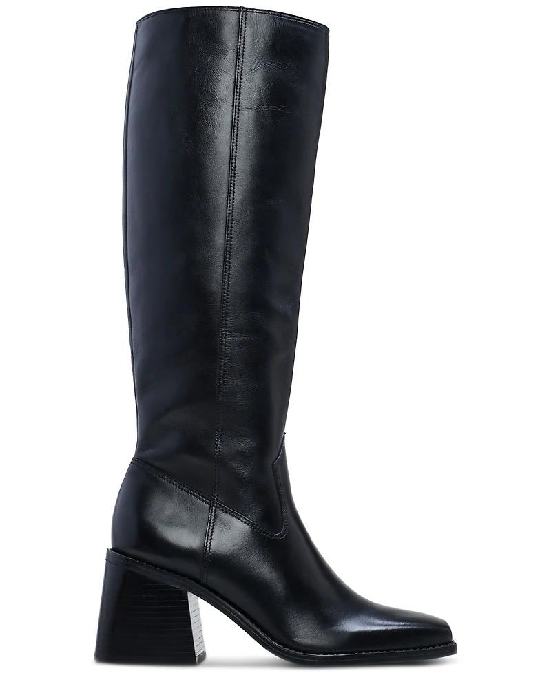 Vince Camuto Women's Sangeti Snip-Toe Block-Heel Knee-High Boots
