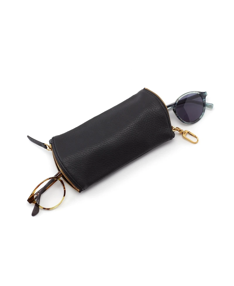 Hobo Spark Double Eyeglass Case - Pebbled Leather