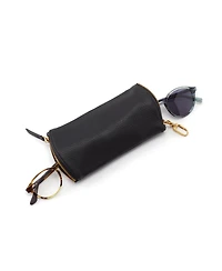 Hobo Spark Double Eyeglass Case - Pebbled Leather