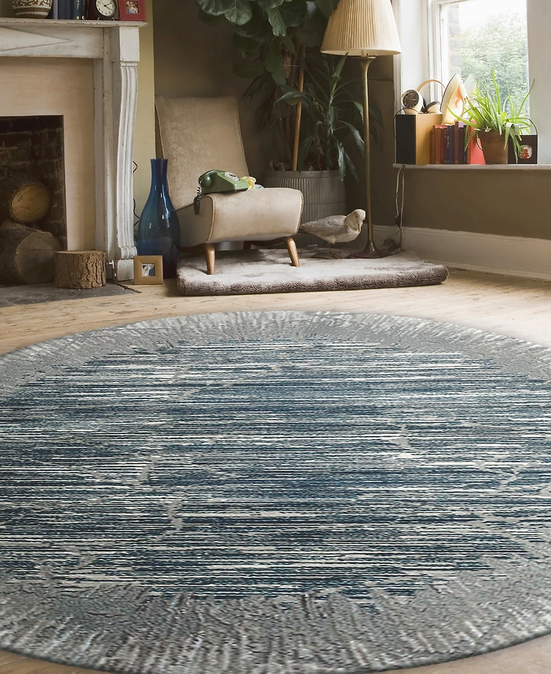 Closeout! Km Home Davide 1229 5'3" x Round Area Rug