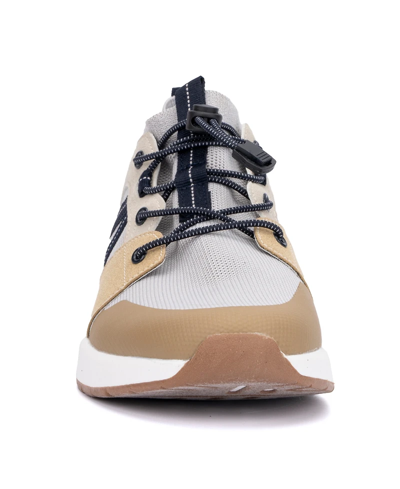 New York & Company Men's Faux Leather Zion Sneakers