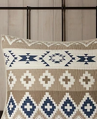 Woolrich Montana Printed Cotton Oversized 3 Piece Quilt Mini Set, King/California King