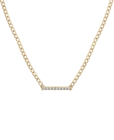 Audrey by Aurate Diamond Bar 18" Pendant Necklace (1/6 ct. t.w.) in Gold Vermeil, Created for Macy's
