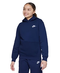 Nike Sportswear Big Kids Club Fleece Pullover Hoodie
