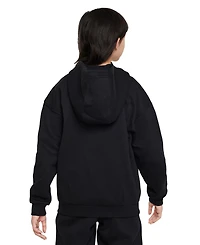 Nike Sportswear Girls' Club Fleece Oversized Full-Zip Hoodie