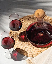 Vacu Vin Wine Decanter with Cork Stopper