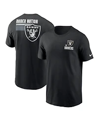 Men's Nike Black Las Vegas Raiders Blitz Essential T-shirt