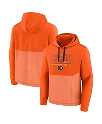 Men's Fanatics Orange Philadelphia Flyers Successful Tri-Blend Pullover Hoodie