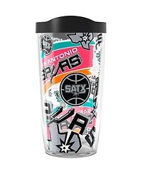 Tervis Tumbler San Antonio Spurs 16 Oz Allover Classic Tumbler