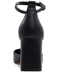 Aldo Women's Jan Pointed-Toe Ankle-Strap Block-Heel Pumps