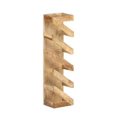 vidaXL Wine Rack for 5 Bottles Solid Mango Wood