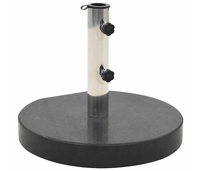 Parasol Base Granite lb Round Black