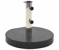 Parasol Base Granite 62.8 lb Round Black