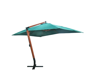 Floating Garden Parasol Melia 118.1"x157.5" Green