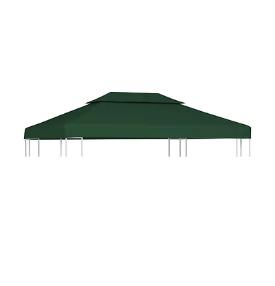 vidaXL Gazebo Cover Canopy Replacement 1 oz/ft² Green 9.8'x13.1'