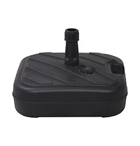 vidaXL Umbrella Base Sand/Water Filled 6.3 gal Black