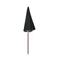 Garden Parasol with Steel Pole 94.5" Anthracite