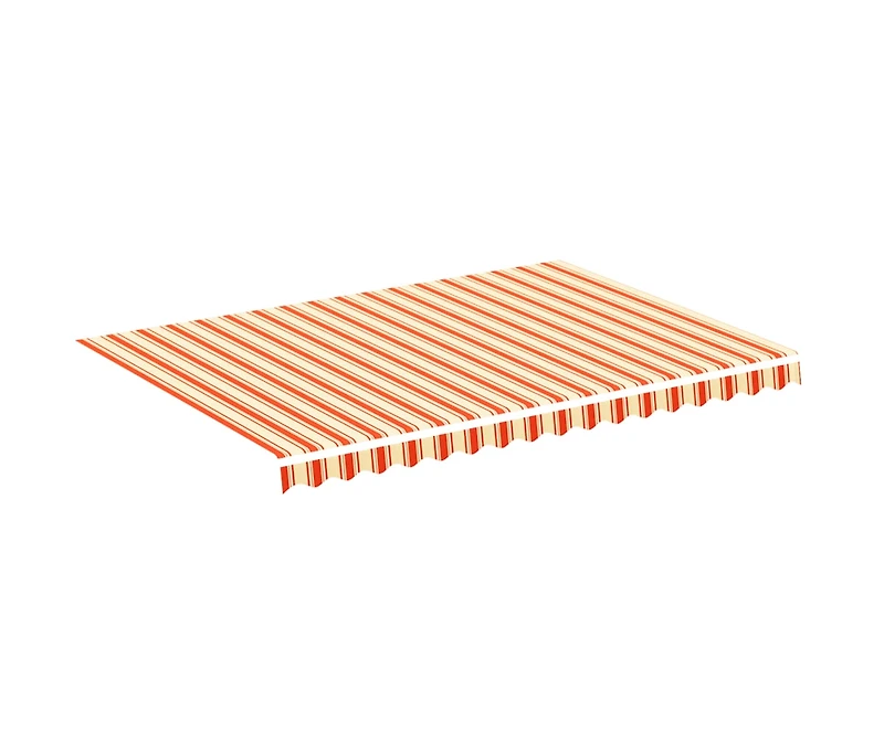 Replacement Fabric for Awning Yellow and Orange 11.5'x8.2'