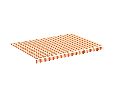 Replacement Fabric for Awning Yellow and Orange 11.5'x8.2'