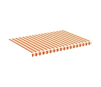 Replacement Fabric for Awning Yellow and Orange 11.5'x8.2'