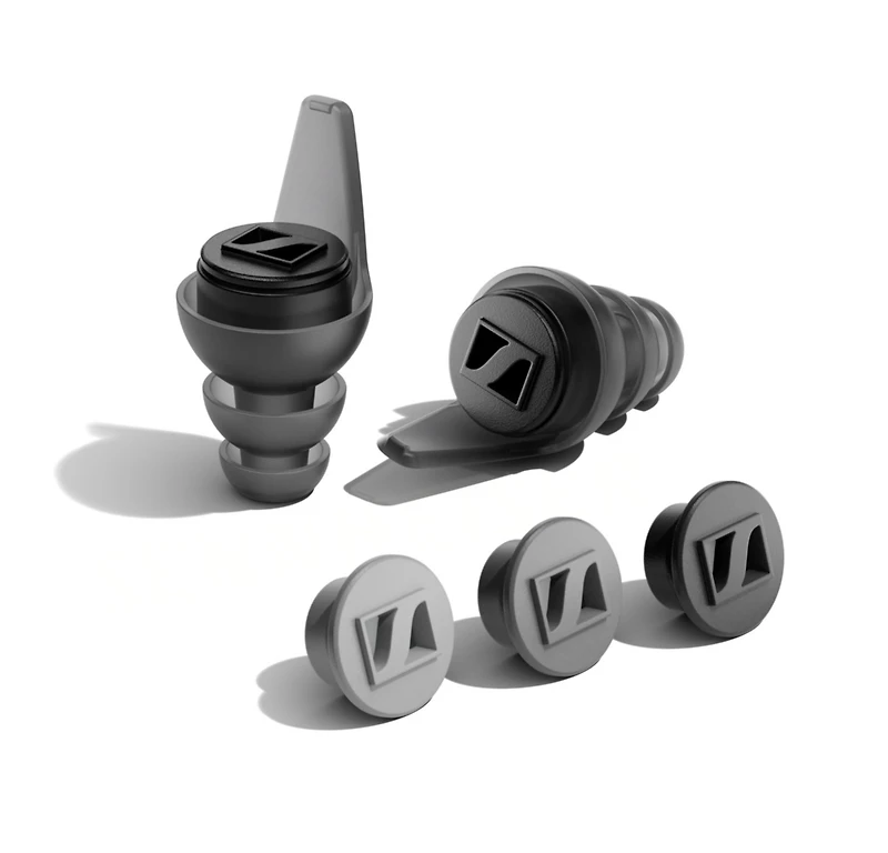Sennheiser SoundProtex Plus Earplugs - Reusable Hearing Protection with 3 Interchangeable Filters - High Fidelity Sound at a Safe Volume Level