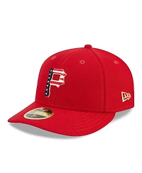 Men's New Era Red Pittsburgh Pirates 2023 Fourth of July Low Profile 59FIFTY Fitted Hat