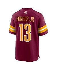 Men's Nike Emmanuel Forbes Burgundy Washington Commanders 2023 Nfl Draft First Round Pick Game Jersey