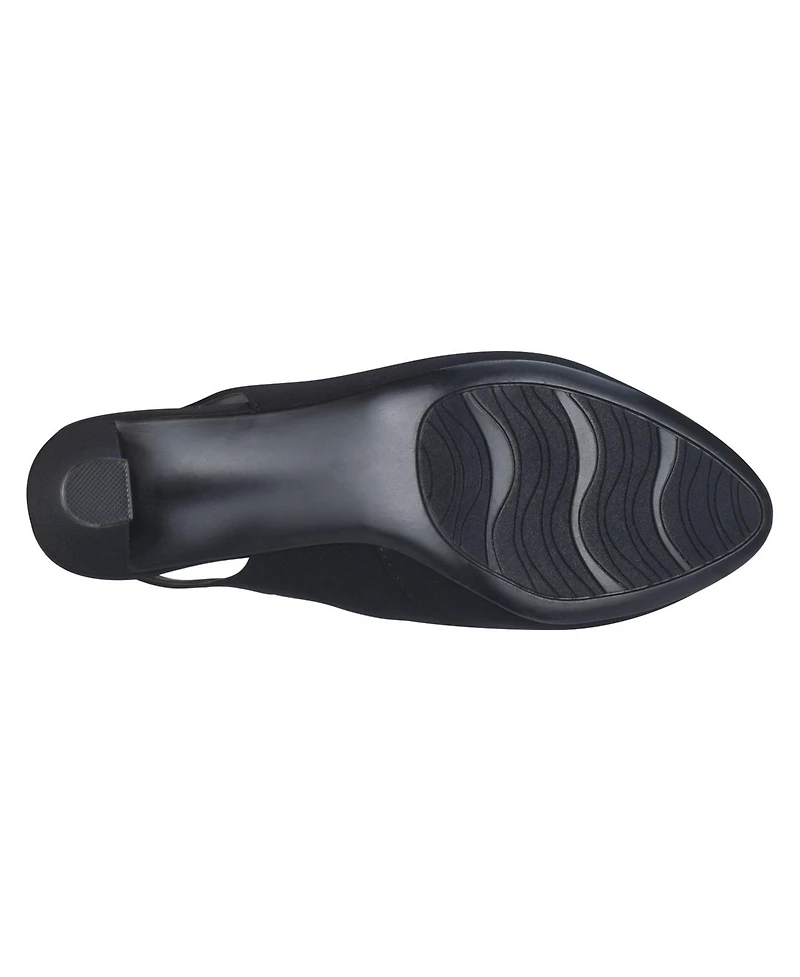 Impo Women's Velia Memory Foam Stretch Slingback Pumps
