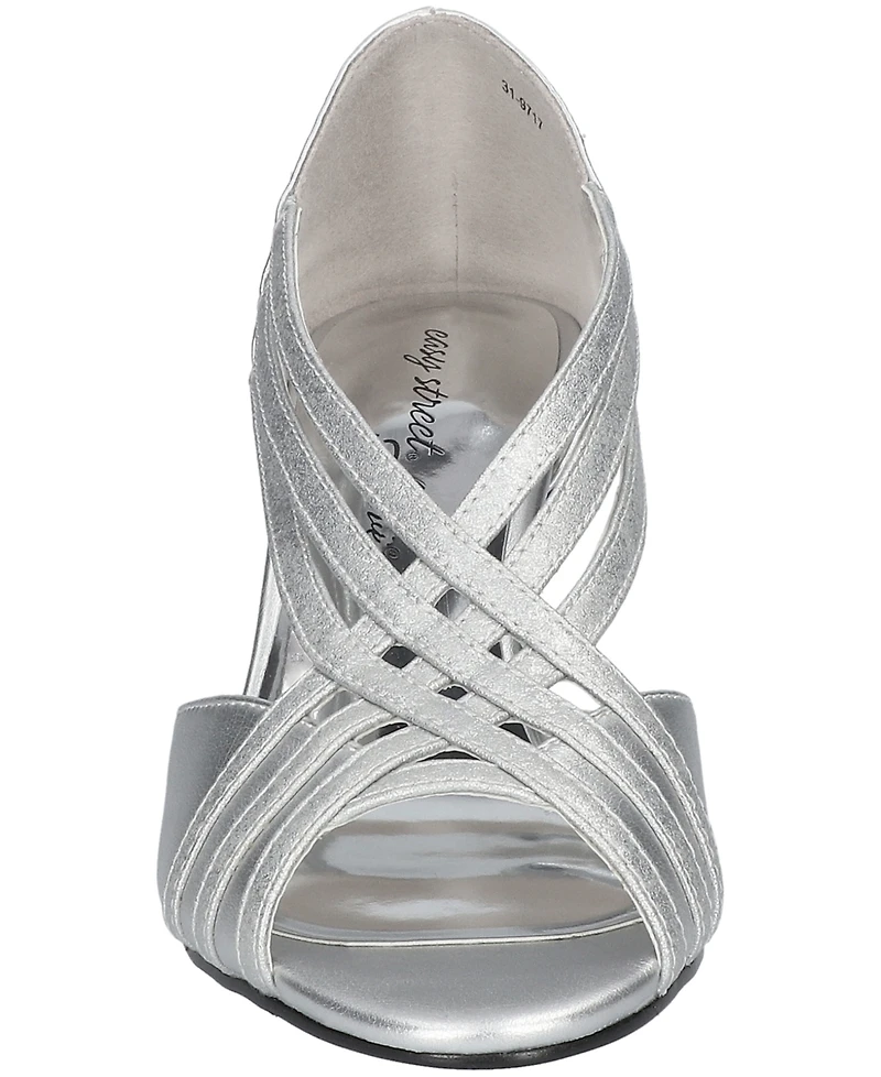 Easy Street Women's Oceana Peep Toe Pumps